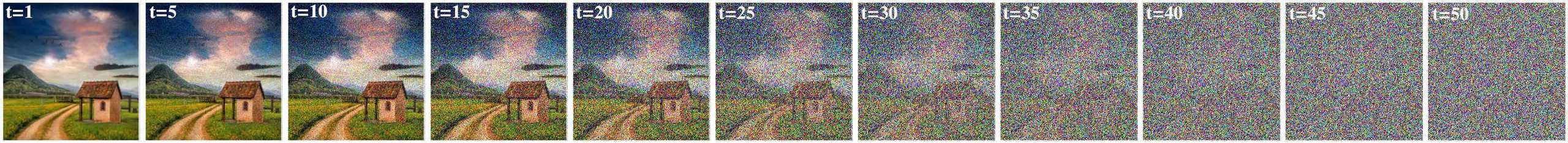 image getting noisier at each step